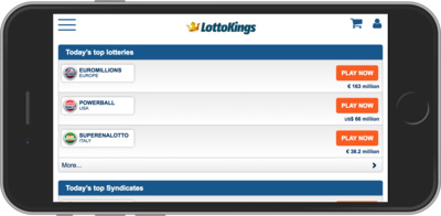 LottoKings Mobile App